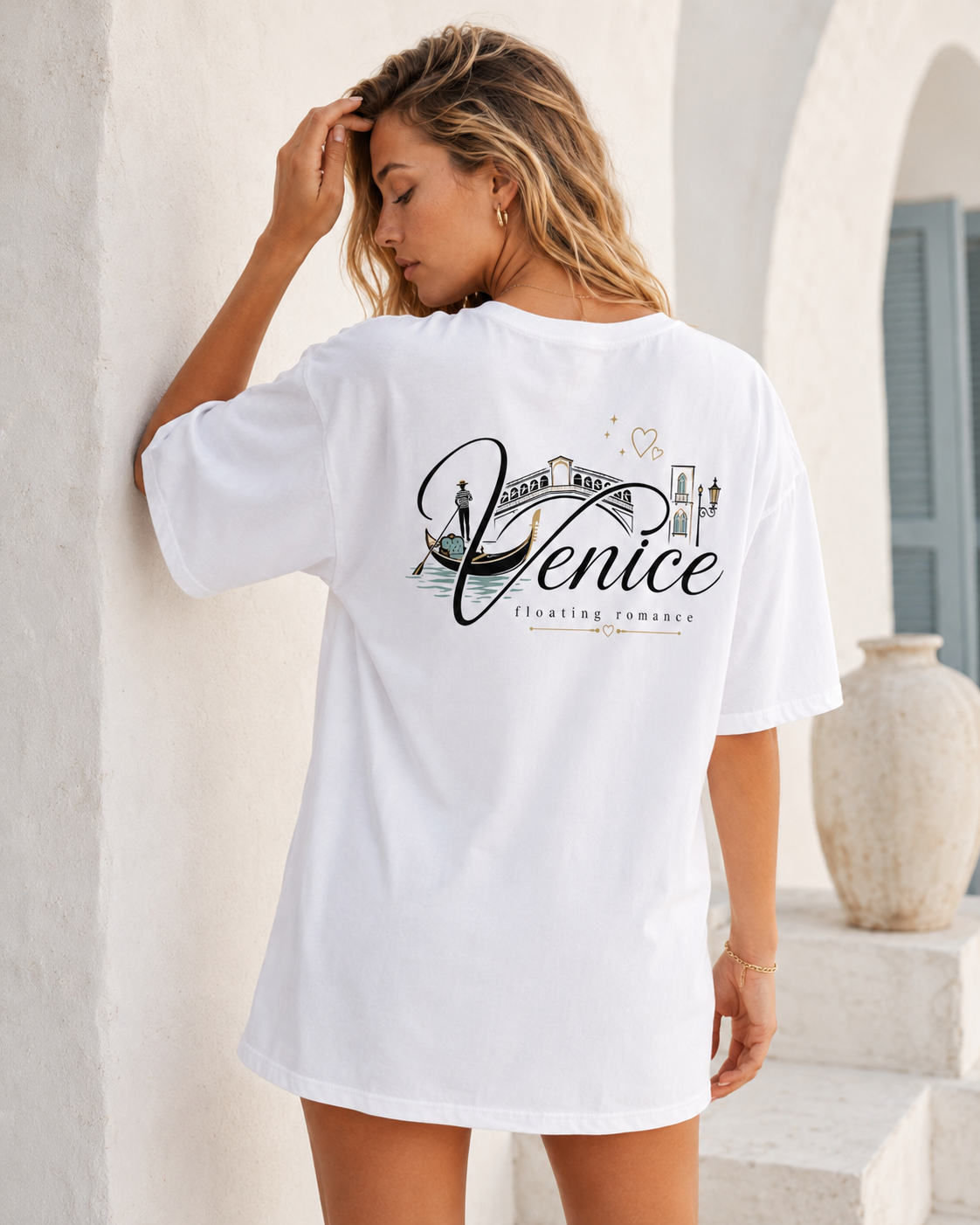 Venice Romance Babe Oversized T-Shirt