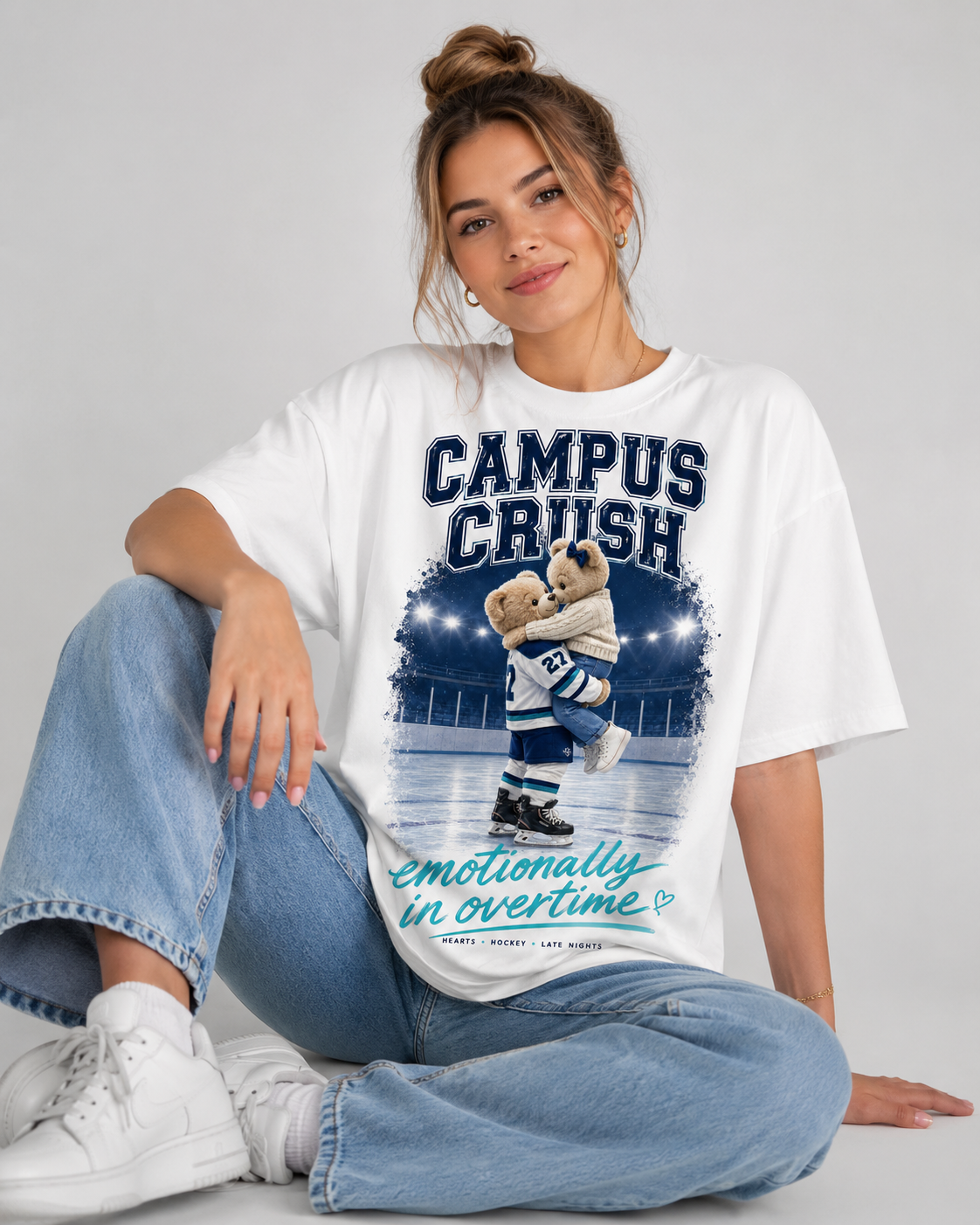 Campus Crush Overtime Babe Oversized T-Shirt