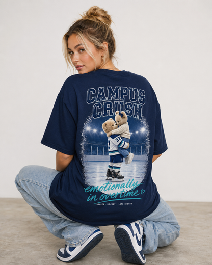 Campus Crush Overtime Babe Oversized T-Shirt