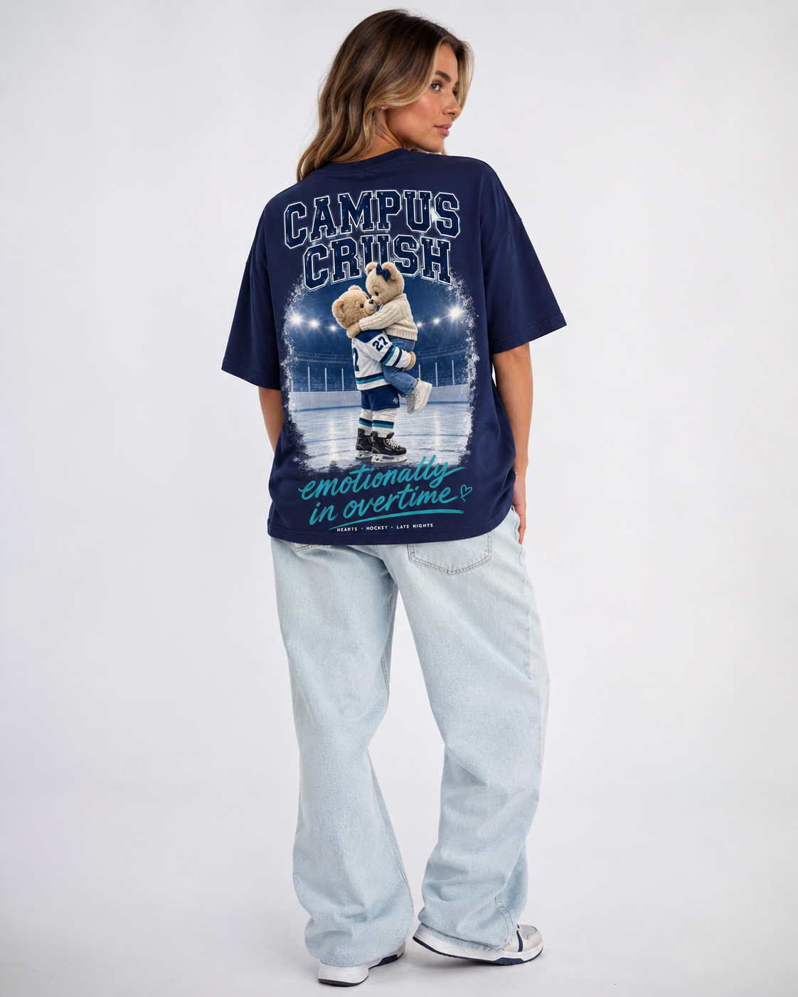 Campus Crush Overtime Babe Oversized T-Shirt