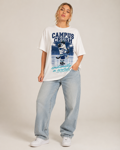 Campus Crush Kitty Babe Oversized T-Shirt