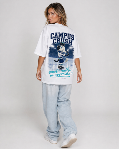 Campus Crush Kitty Babe Oversized T-Shirt