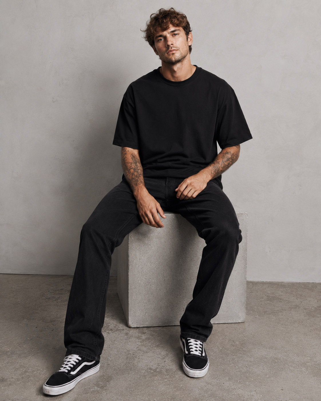 Blackout Men’s Oversized T-Shirt