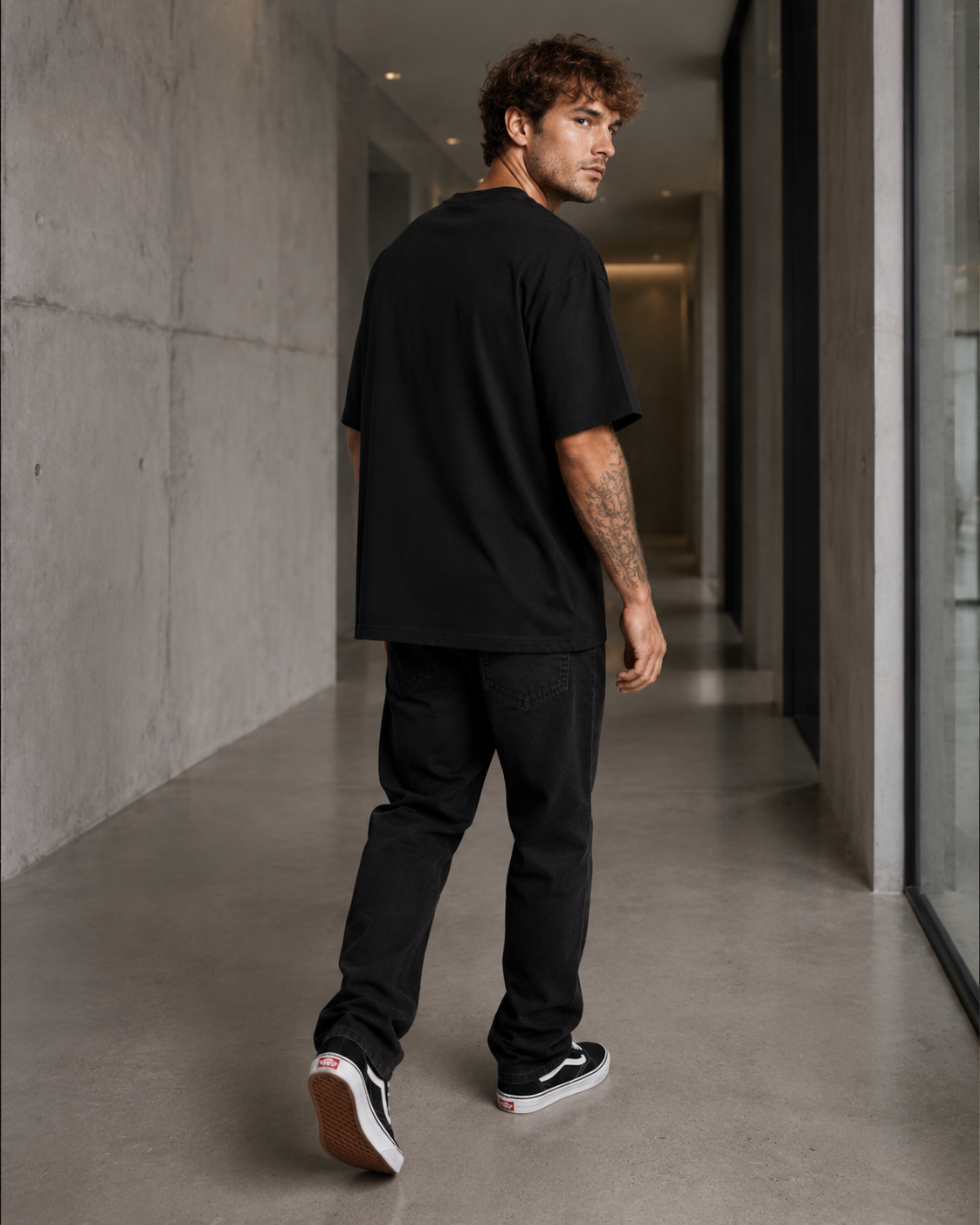Blackout Men’s Oversized T-Shirt
