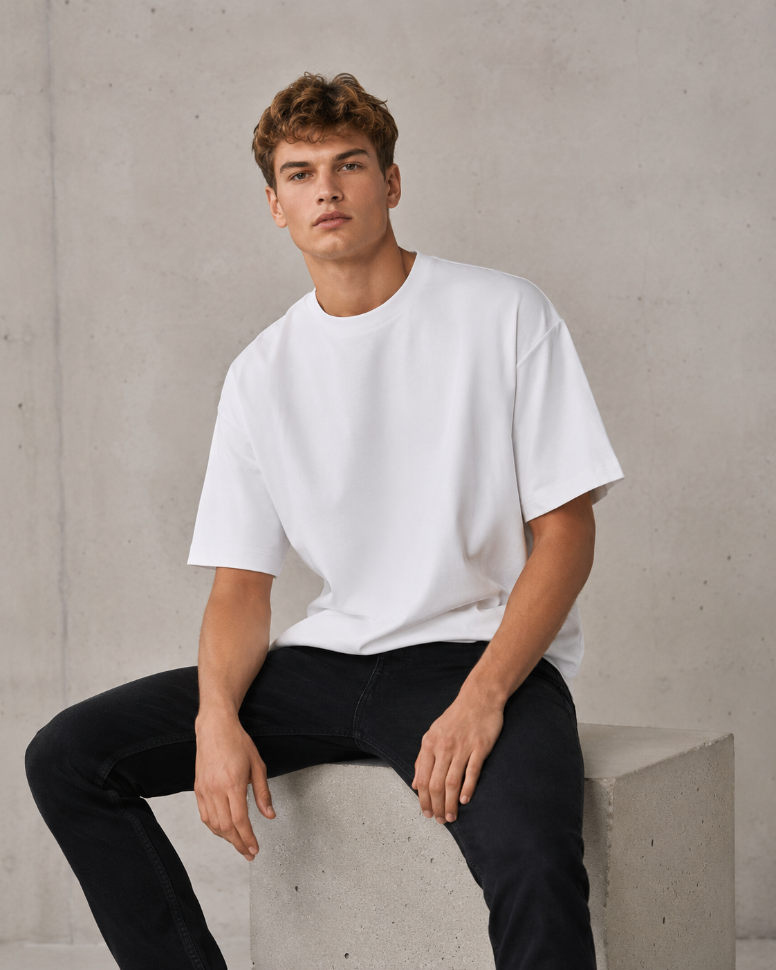 Cloud White Men’s Oversized T-Shirt