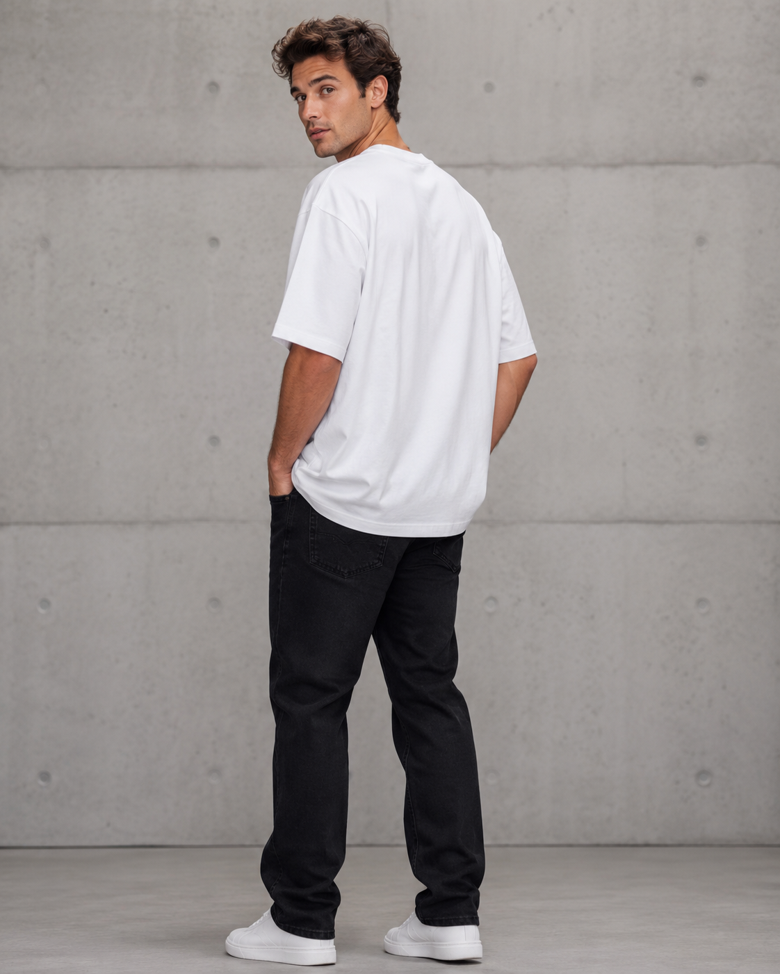 Cloud White Men’s Oversized T-Shirt
