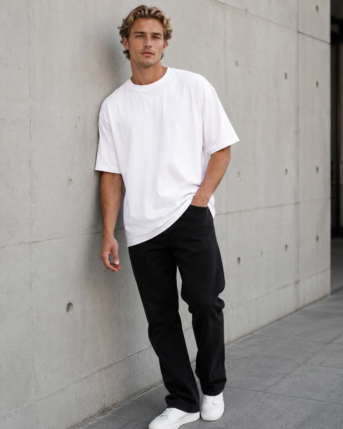 Cloud White Men’s Oversized T-Shirt