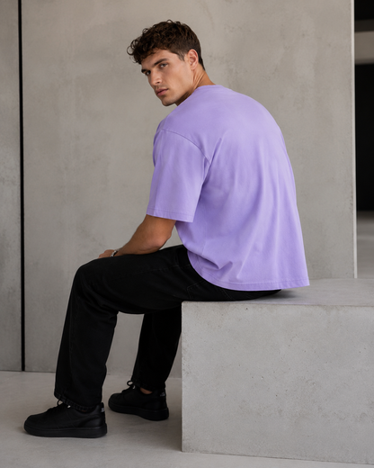 Lavender Drift Men’s Oversized T-Shirt