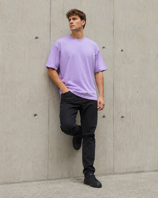 Lavender Drift Men’s Oversized T-Shirt