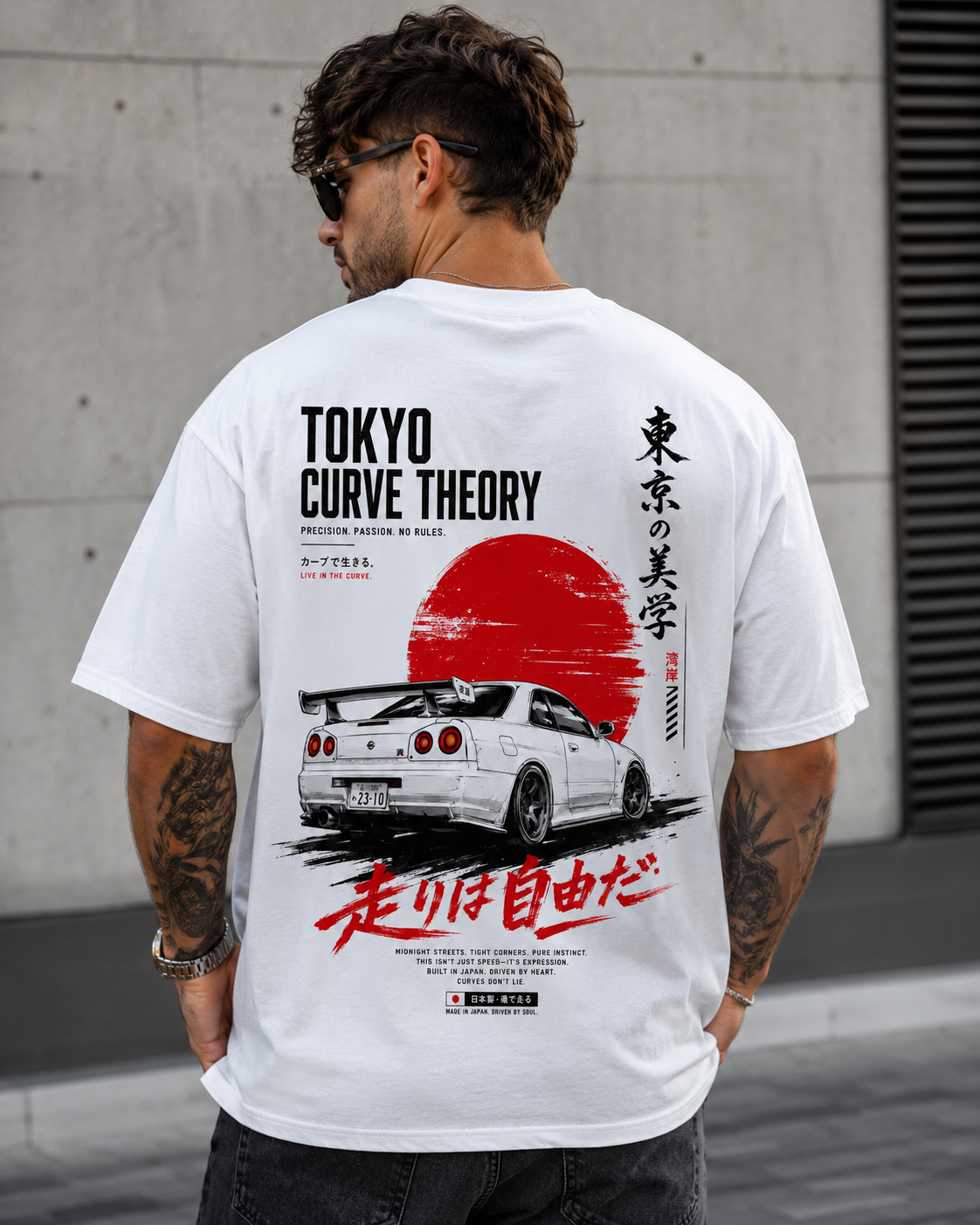 Tokyo Curve Theory Men’s Oversized T-Shirt