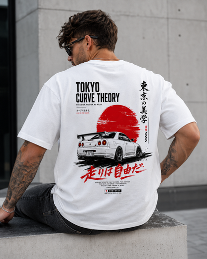 Tokyo Curve Theory Men’s Oversized T-Shirt