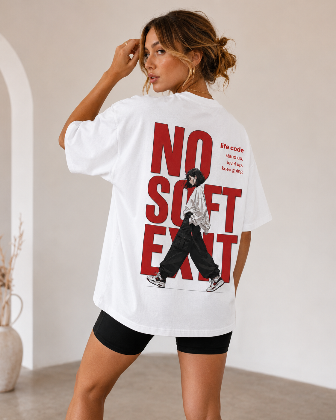 No Soft Exit Babe Oversized T-Shirt