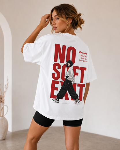 No Soft Exit Babe Oversized T-Shirt