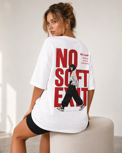 No Soft Exit Babe Oversized T-Shirt
