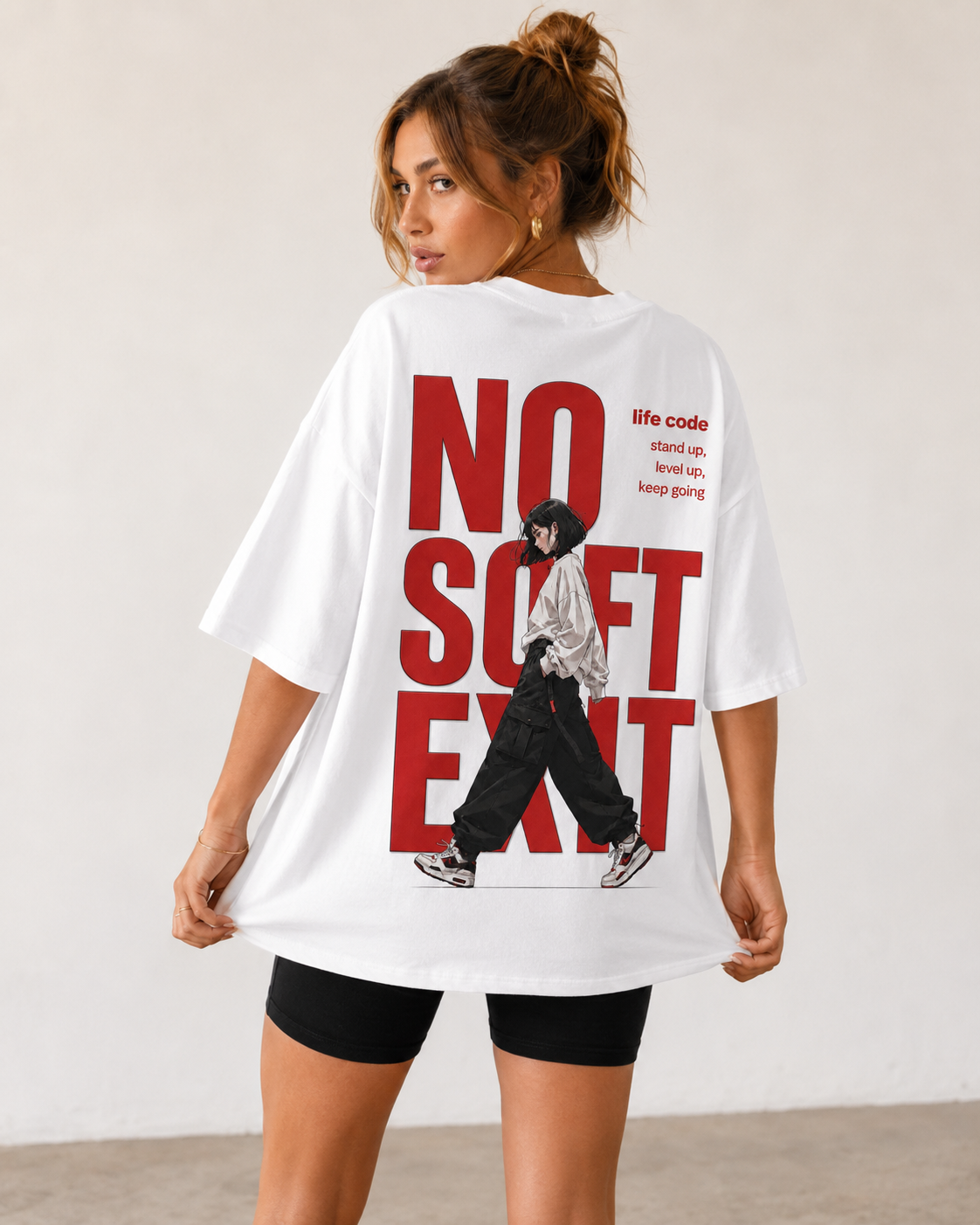 No Soft Exit Babe Oversized T-Shirt