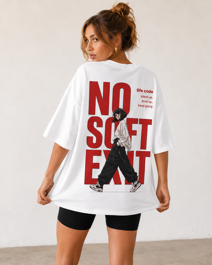 No Soft Exit Babe Oversized T-Shirt