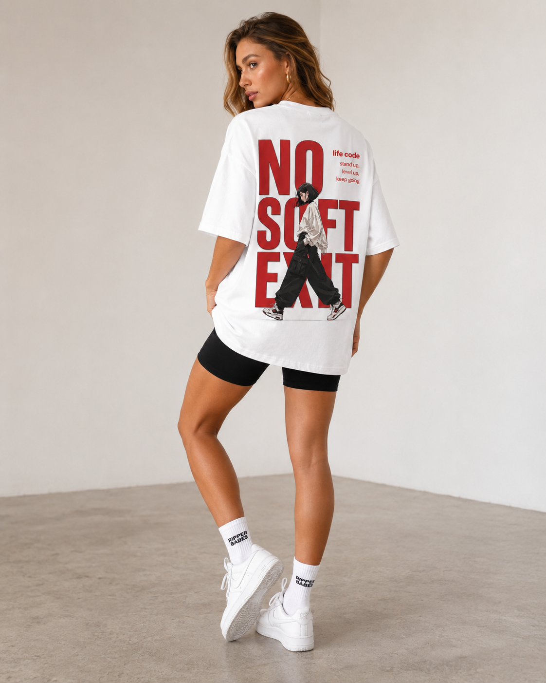 No Soft Exit Babe Oversized T-Shirt