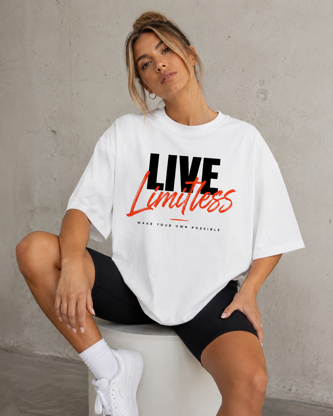 Live Limitless Babe Oversized T-Shirt