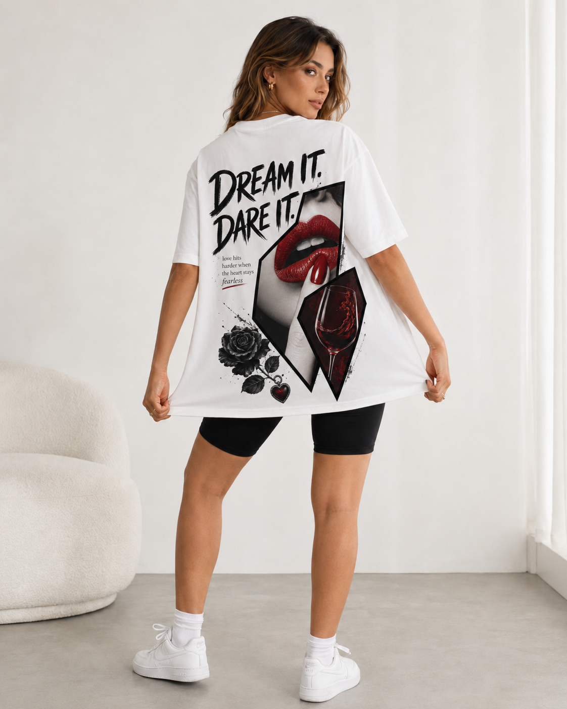 Dream Dare Babe Oversized T-Shirt