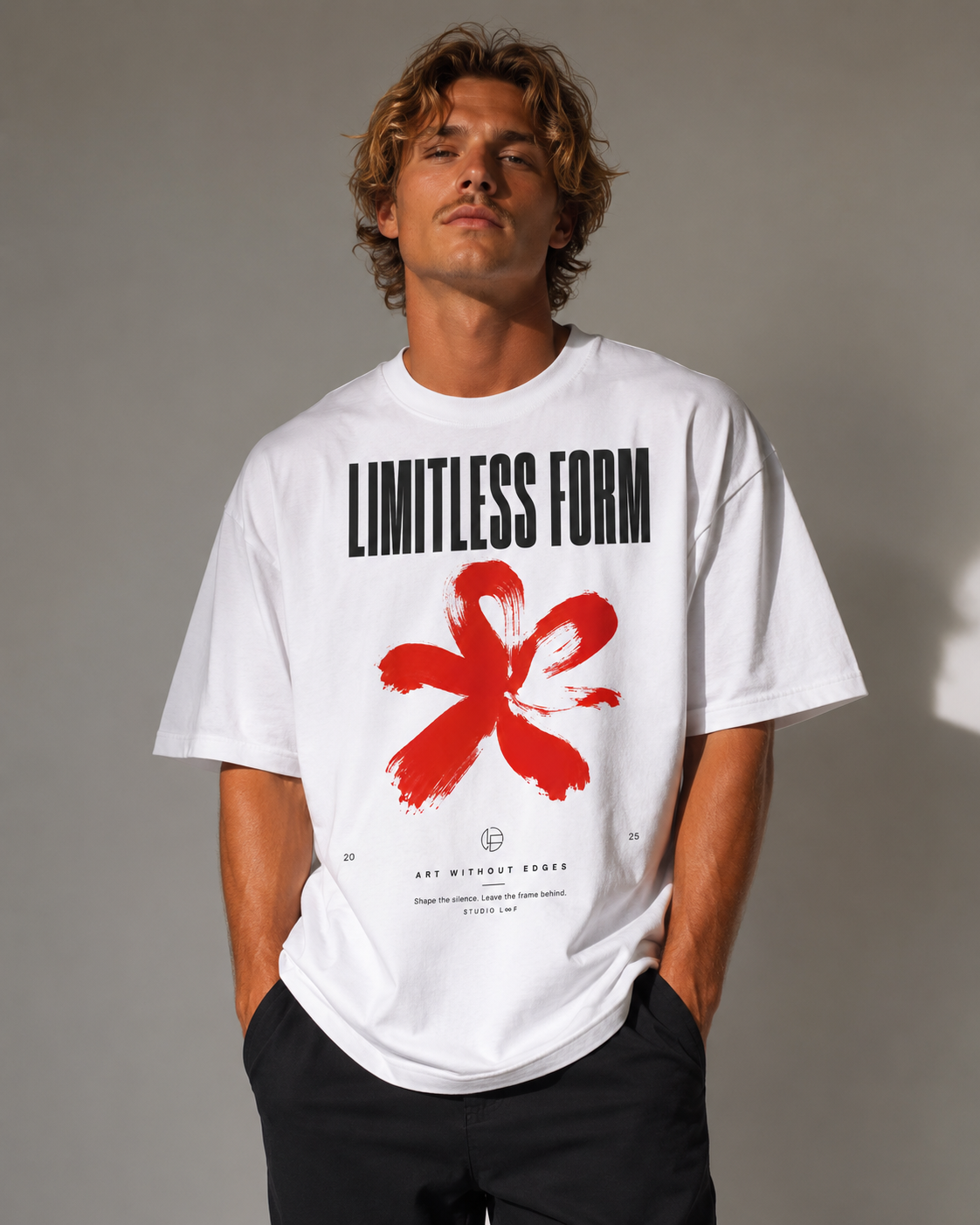 Limitless Form Men’s Oversized T-Shirt