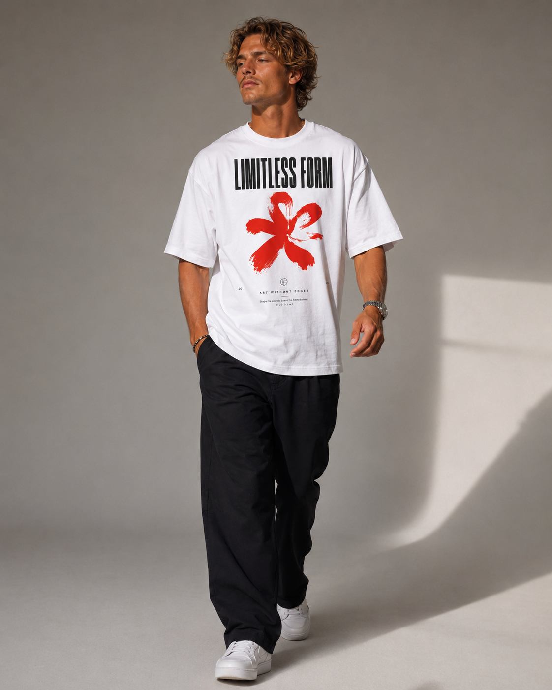 Limitless Form Men’s Oversized T-Shirt