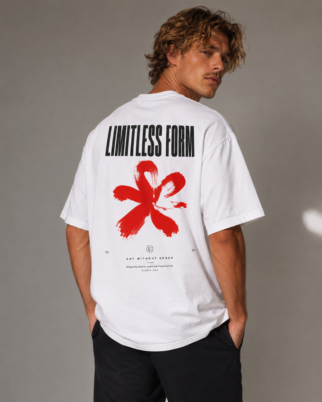 Limitless Form Men’s Oversized T-Shirt