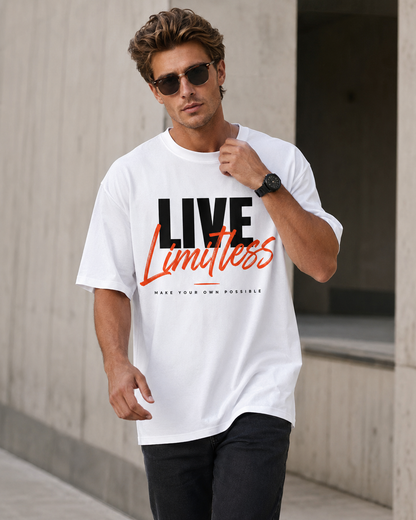 Live Limitless Men’s Oversized T-Shirt