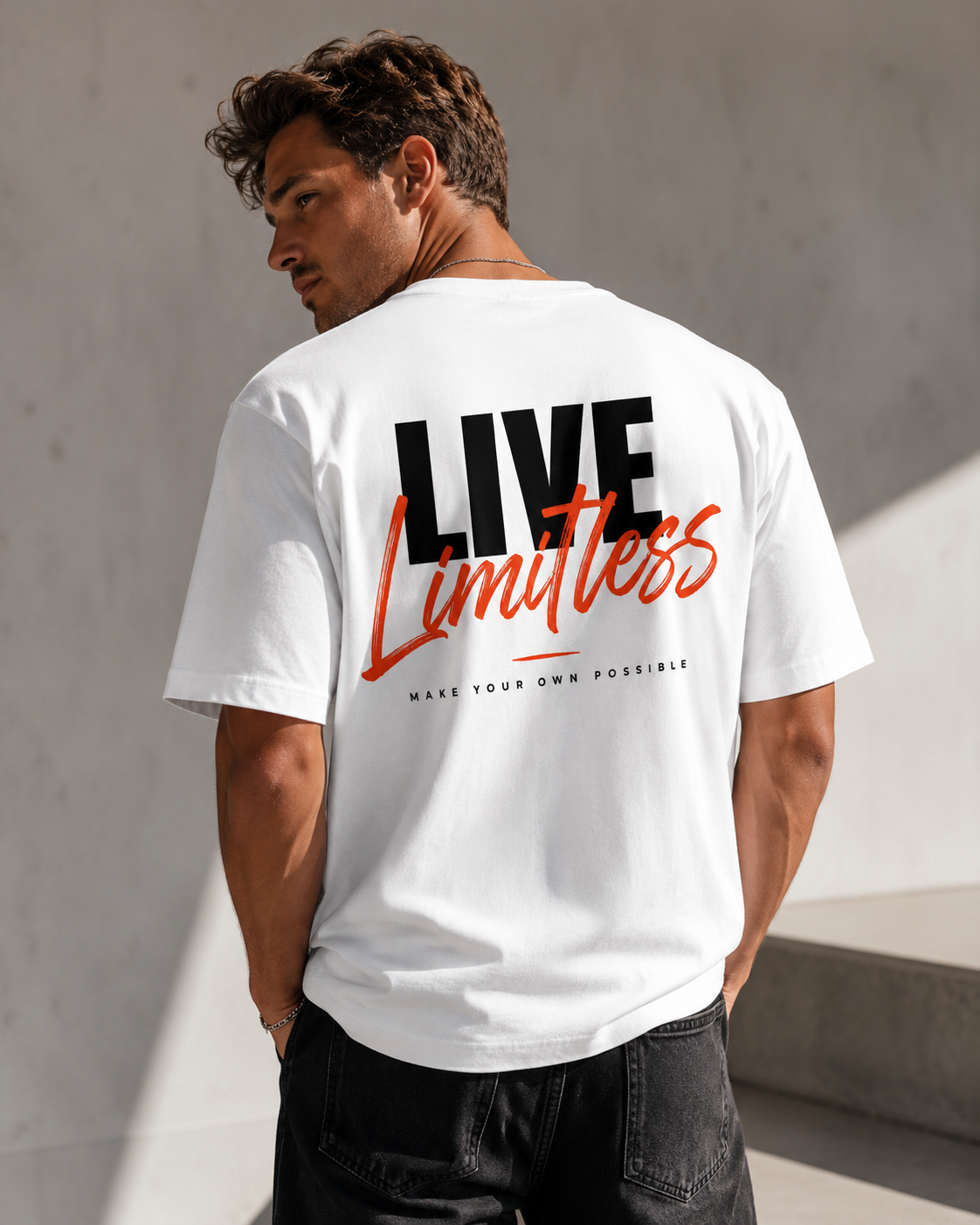 Live Limitless Men’s Oversized T-Shirt