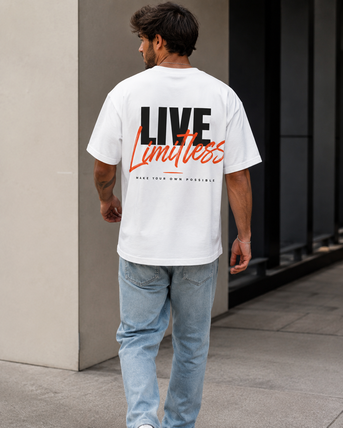 Live Limitless Men’s Oversized T-Shirt