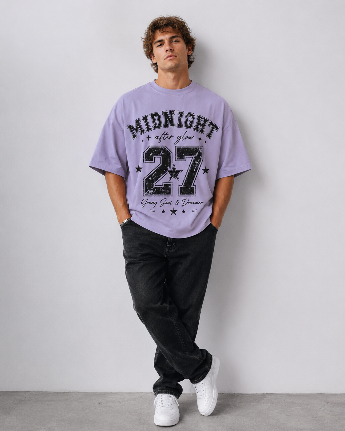 Midnight 27 Men’s Oversized T-Shirt
