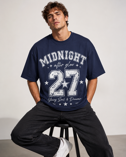 Midnight 27 Men’s Oversized T-Shirt