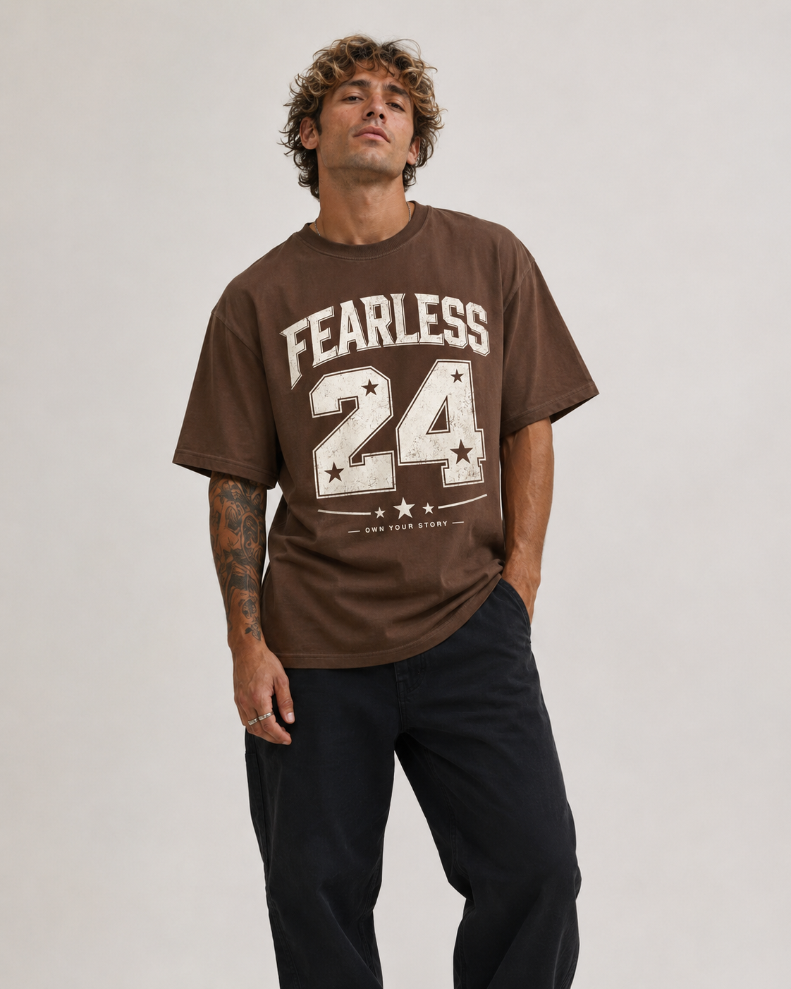 Fearless 24 Men’s Oversized T-Shirt