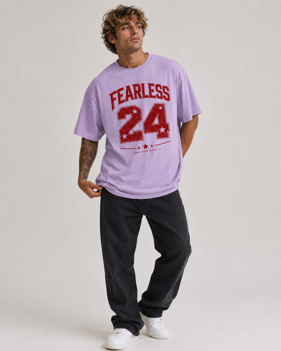 Fearless 24 Men’s Oversized T-Shirt