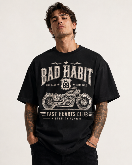 Bad Habit 89 Men’s Oversized T-Shirt