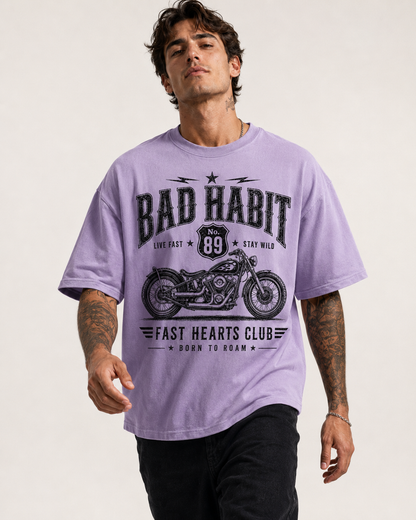 Bad Habit 89 Men’s Oversized T-Shirt