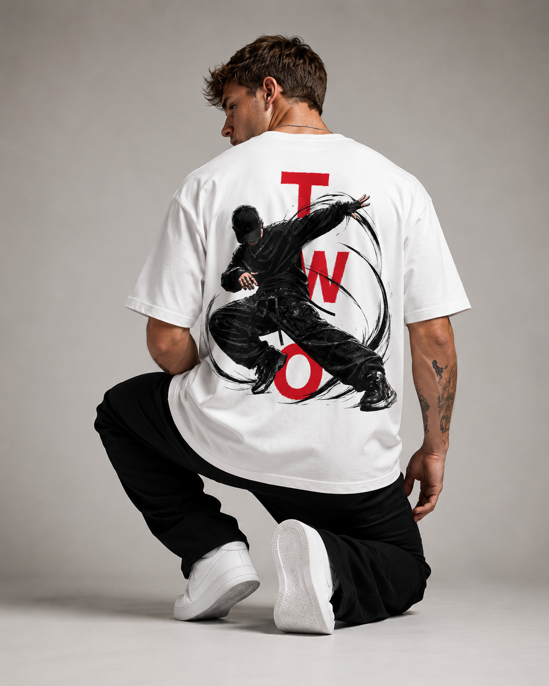 Two Motion Men’s Oversized T-Shirt