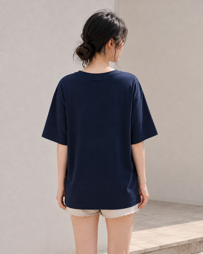 Ocean Heart Babe Oversized T-Shirt