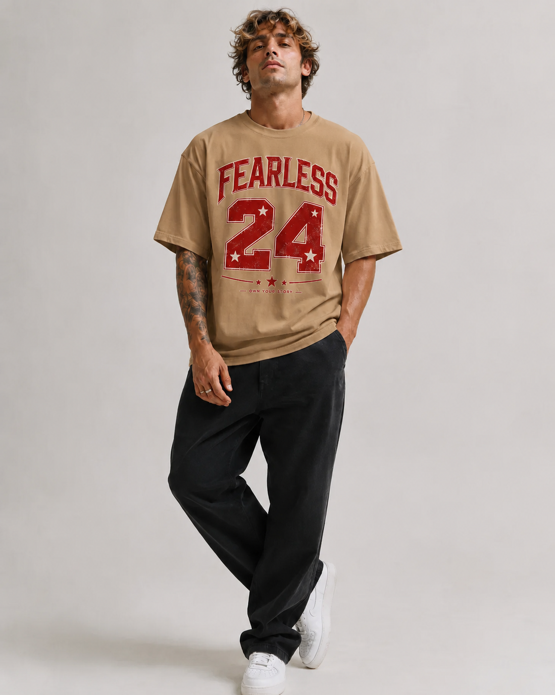 Fearless 24 Men’s Oversized T-Shirt