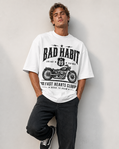 Bad Habit 89 Men’s Oversized T-Shirt