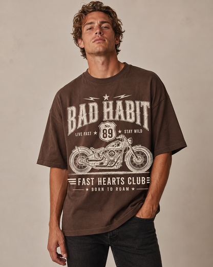 Bad Habit 89 Men’s Oversized T-Shirt