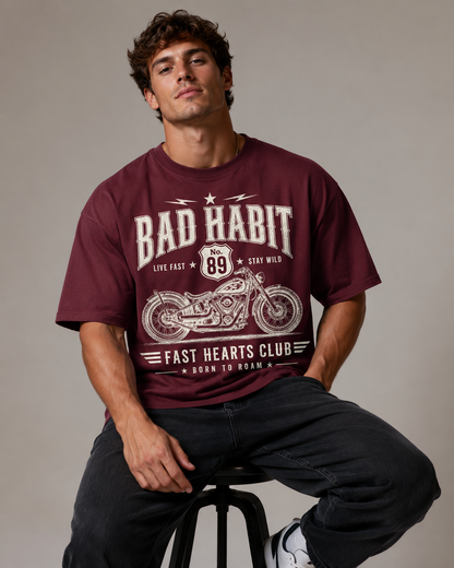 Bad Habit 89 Men’s Oversized T-Shirt