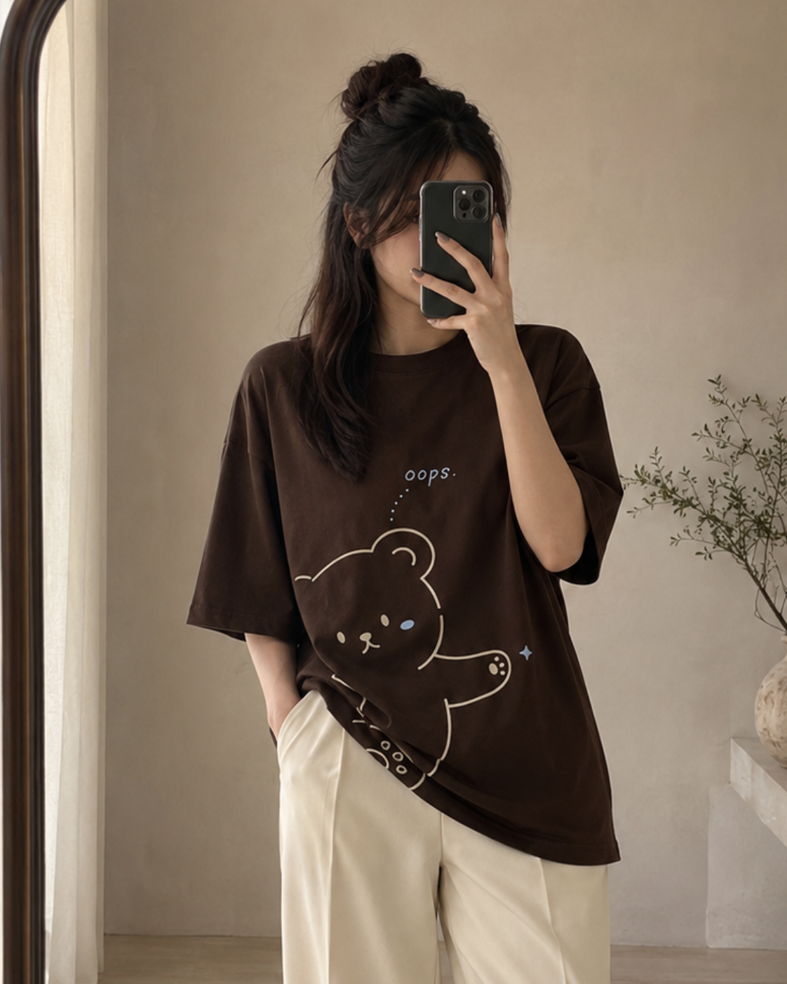 Oops Teddy Oversized T-Shirt